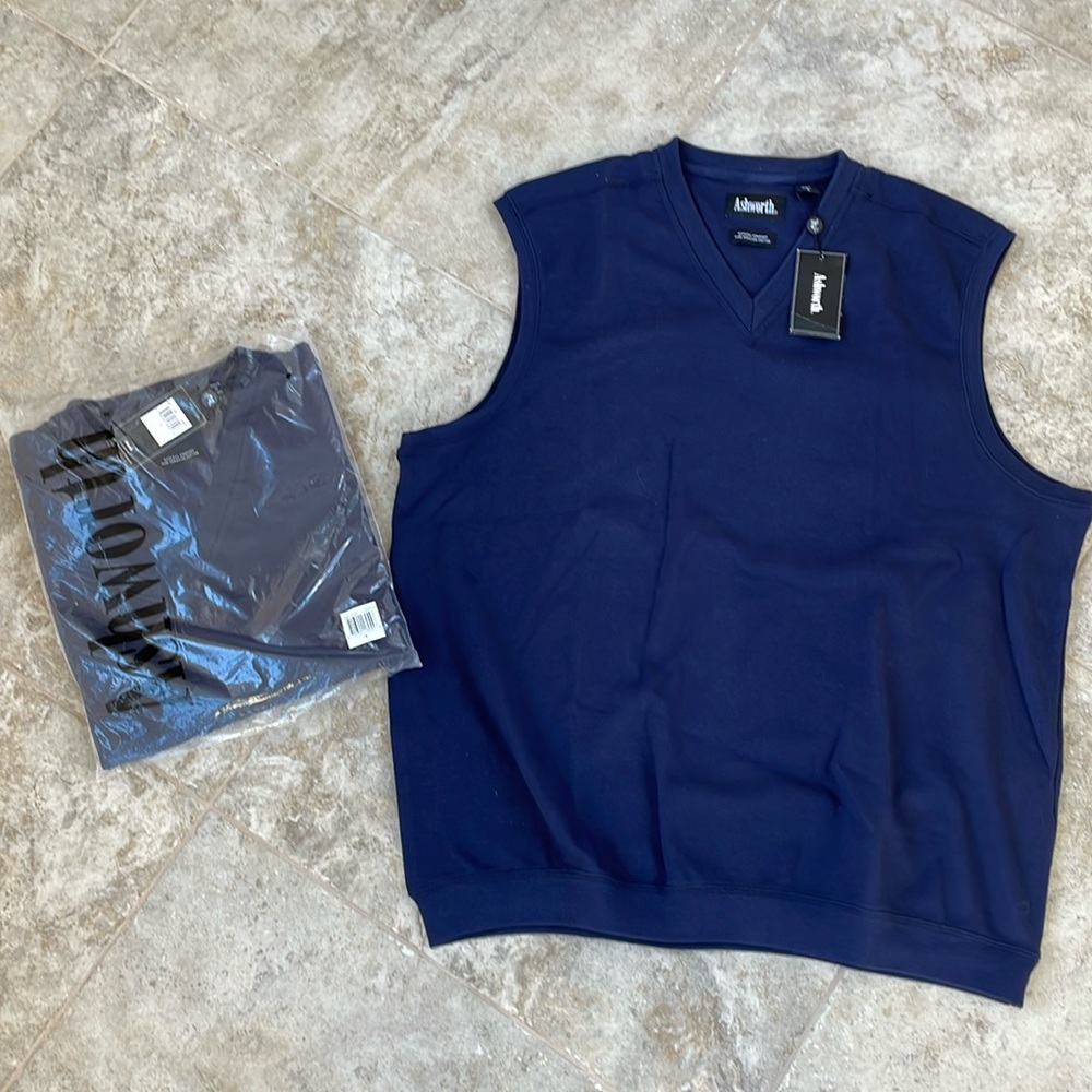 NWT Men’s Ashworth Cotton Vest
